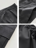 Y2k Cargo Grey Long Skirt
