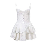 Weißes Gothic-Lolita-Kleid + Bolero