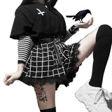 Gothic-Rock aus schottischem Stoff für Frauen