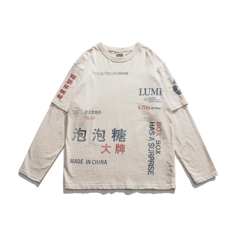 T-Shirts mit Asiatischen Schriftzügen Alternativer Look für jede Stimmun