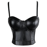 Gotik Corsagentop Push-Up Bustier für einen Ausdrucksvollen Stil