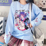 Kawaii Harajuku Sweatshirt mit Langarm für den ultimativen E-Girl Style