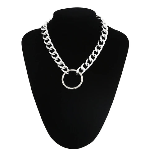Massive chain Thick chains choker necklace