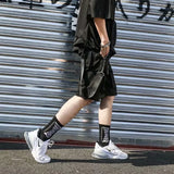Modische Techwear-Shorts im Harajuku-Stil für Herren