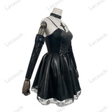 Death Note Cosplay Kostüm Misa Amane für e-girl Imitation Leder