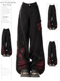 Baggy Butterfly Jeans im Vintage 90er Oversize Denim