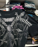 Übergroßes Grunge T-Shirt mit Totenkopf-Muster