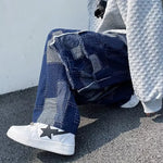 Y2K Patchwork Cargohose in Oversize Denim Jean