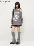 Strapazierfähiger Oversized Pullover mit „UNKNOWN“-Druck