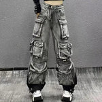 Y2K Multi-Pocket Cargo Pants für den ultimativen Streetwear-Loo