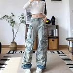 Y2K Multi-Pocket Cargo Pants für den ultimativen Streetwear-Loo