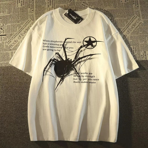 Oversize EGirl T-Shirt mit Grafikprint