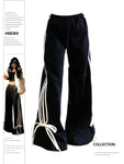 **H1: Frauen Gothic Flare Pants – Hohe Taille & Streetwear Ästhetik für einen alternativen Look**