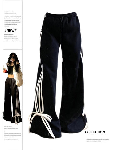 **H1: Frauen Gothic Flare Pants – Hohe Taille & Streetwear Ästhetik für einen alternativen Look**