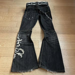 Stylische Harajuku Hohe Taille Jeans für Frauen mit E-Girl Flair
