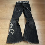 Stylische Harajuku Hohe Taille Jeans für Frauen mit E-Girl Flair