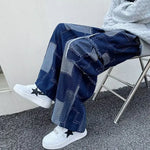 Y2K Patchwork Cargohose in Oversize Denim Jean