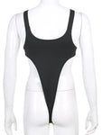 Trendiger Cut-Out Bodysuit mit Schnallen