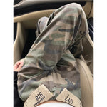 Cargo hose oversize Camouflage Y2K