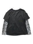 Gothic Oversize-Shirt mit Grafikdruck im Y2K-Stil