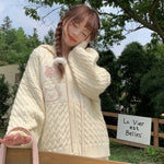 Kawaii Zipper Cardigan für süße Mädchen Japanischer Style