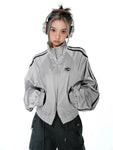 E-Girl Jacke Moderne Retro-Streetwear im Y2K-Stil