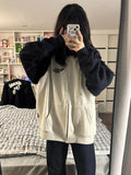 Trendige Harajuku Kapuzenpullover im Streetwear-Stil für Damen