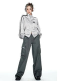 E-Girl Jacke Moderne Retro-Streetwear im Y2K-Stil