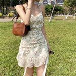 Sommer-kleid softgirl mit "Floral" Print