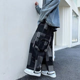 Y2K Patchwork Cargohose in Oversize Denim Jean