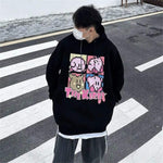 Pull-Over Stil e-girl Drucken kirby Cartoon