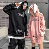 Pull-Over Style E-Girl Harajuku mit Kawaii Hasenmotiv