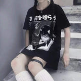 T-Shirt e-girl oversize Fledermaus